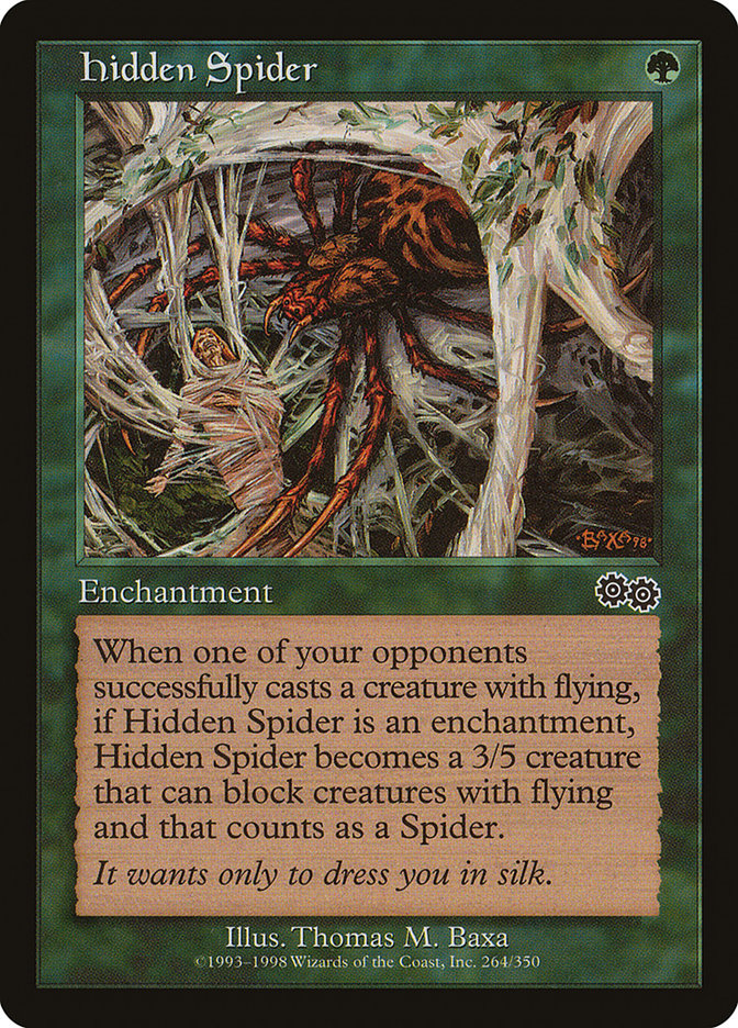 Hidden Spider [Urza's Saga] | Anubis Games and Hobby