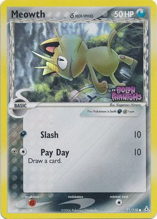 Meowth (71/110) (Delta Species) (Stamped) [EX: Holon Phantoms] | Anubis Games and Hobby