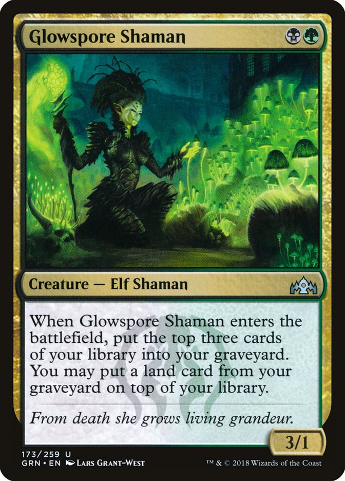 Glowspore Shaman [Guilds of Ravnica] | Anubis Games and Hobby