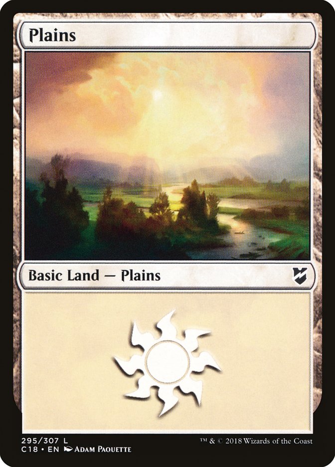 Plains (295) [Commander 2018] | Anubis Games and Hobby