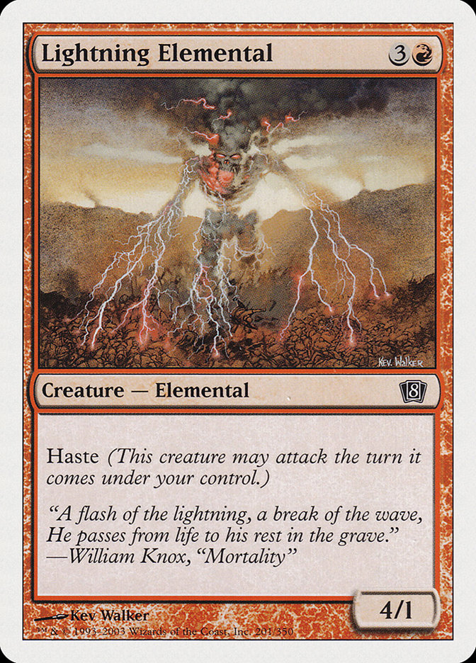 Lightning Elemental [Eighth Edition] | Anubis Games and Hobby