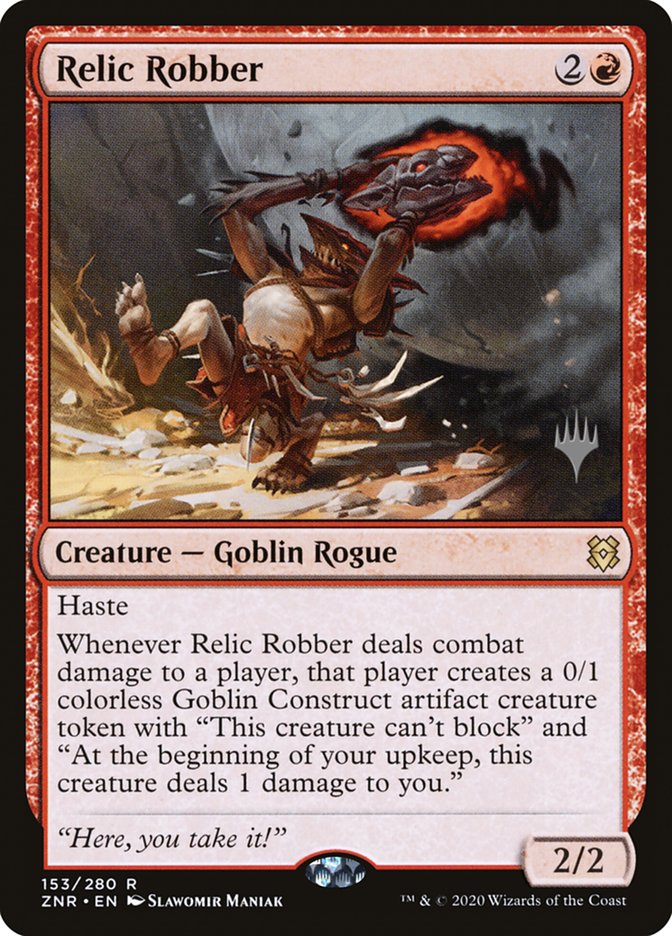 Relic Robber (Promo Pack) [Zendikar Rising Promos] | Anubis Games and Hobby