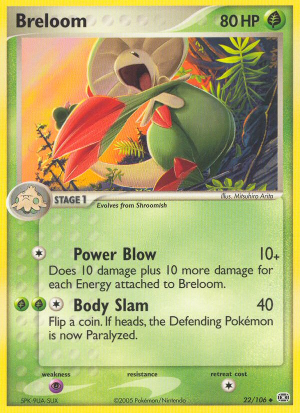 Breloom (22/106) [EX: Emerald] | Anubis Games and Hobby