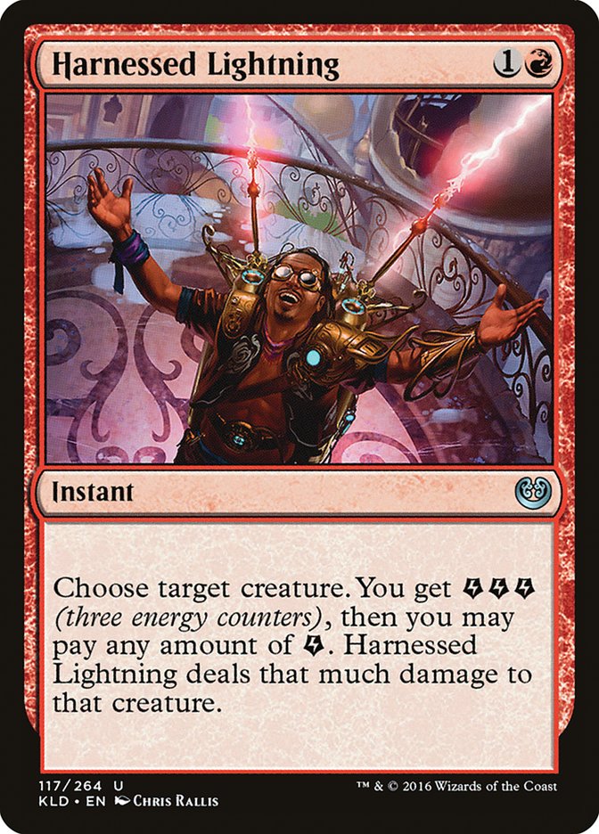 Harnessed Lightning [Kaladesh] | Anubis Games and Hobby