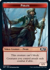 Pirate // Weird Double-Sided Token [Core Set 2021 Tokens] | Anubis Games and Hobby