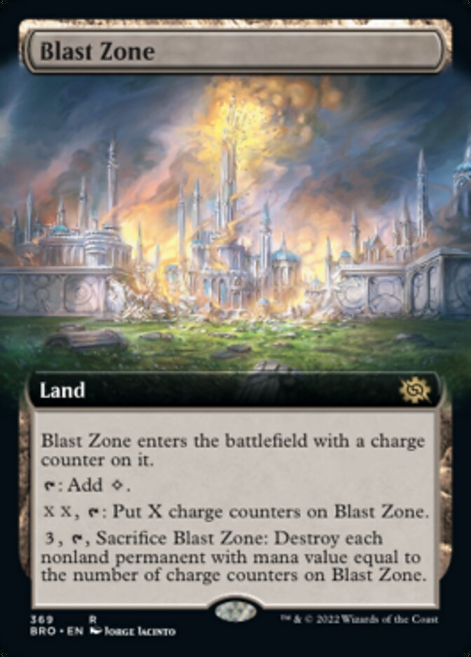 Blast Zone (Extended Art) [The Brothers' War] | Anubis Games and Hobby