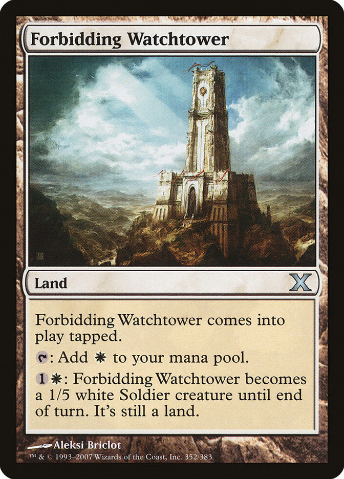 Forbidding Watchtower [Tenth Edition] | Anubis Games and Hobby