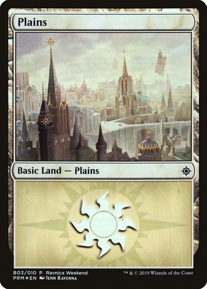 Plains (B03) [Ravnica Allegiance Guild Kit] | Anubis Games and Hobby