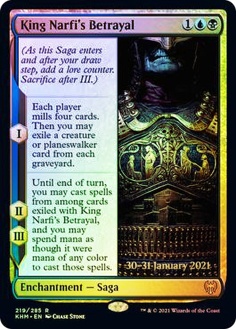 King Narfi's Betrayal [Kaldheim Prerelease Promos] | Anubis Games and Hobby