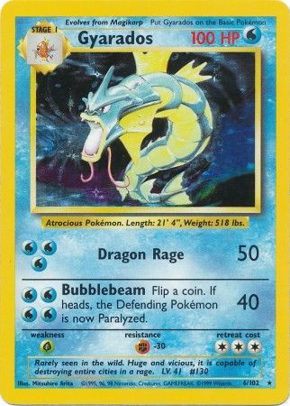 Gyarados (6/102) [Base Set Unlimited] | Anubis Games and Hobby