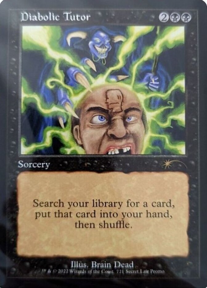 Diabolic Tutor (Retro) [Secret Lair Drop Promos] | Anubis Games and Hobby