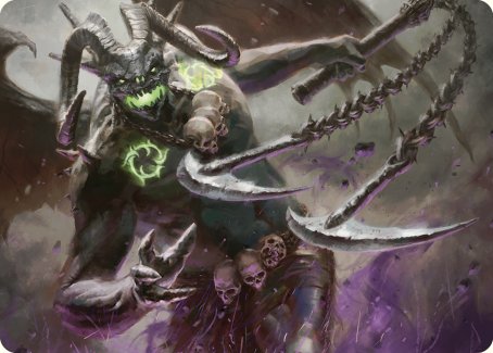 Archfiend of Despair Art Card [Commander Masters Art Series] | Anubis Games and Hobby