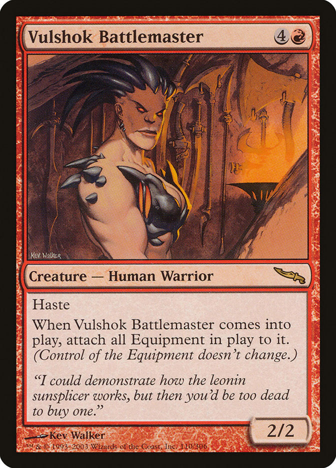Vulshok Battlemaster [Mirrodin] | Anubis Games and Hobby