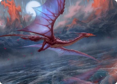 Manaform Hellkite Art Card [Innistrad: Crimson Vow Art Series] | Anubis Games and Hobby