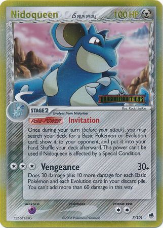 Nidoqueen (7/101) (Delta Species) (Stamped) [EX: Dragon Frontiers] | Anubis Games and Hobby