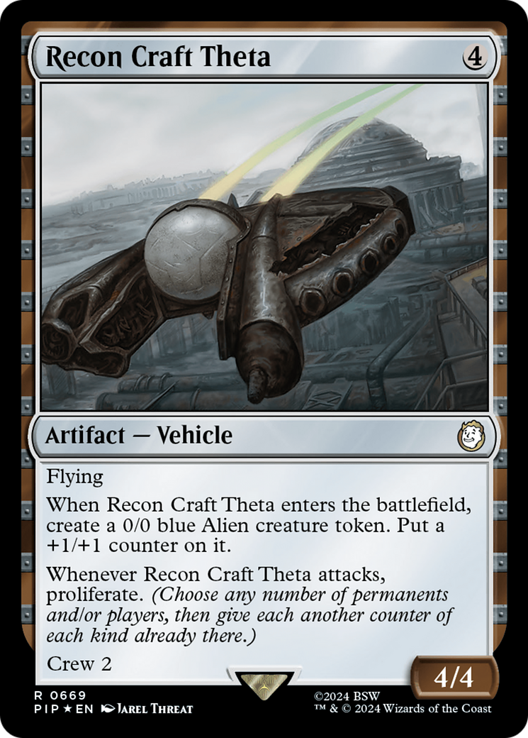Recon Craft Theta (Surge Foil) [Fallout] | Anubis Games and Hobby