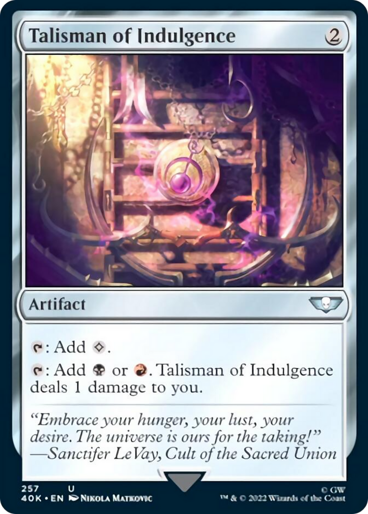 Talisman of Indulgence [Warhammer 40,000] | Anubis Games and Hobby