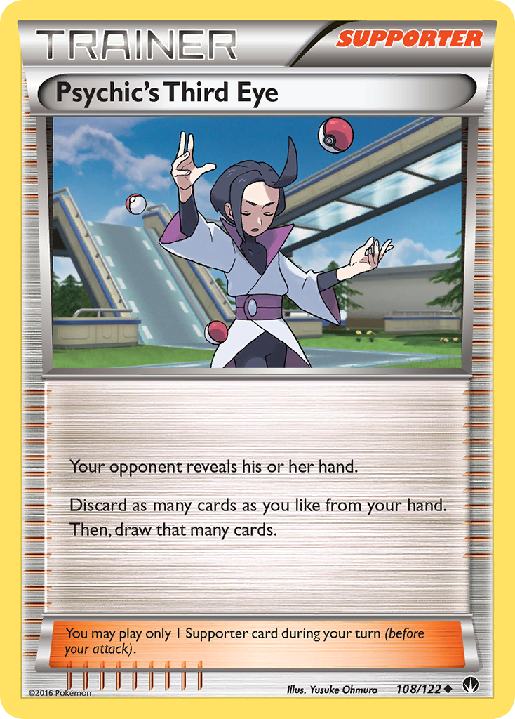 Psychic's Third Eye (108/122) [XY: BREAKpoint] | Anubis Games and Hobby