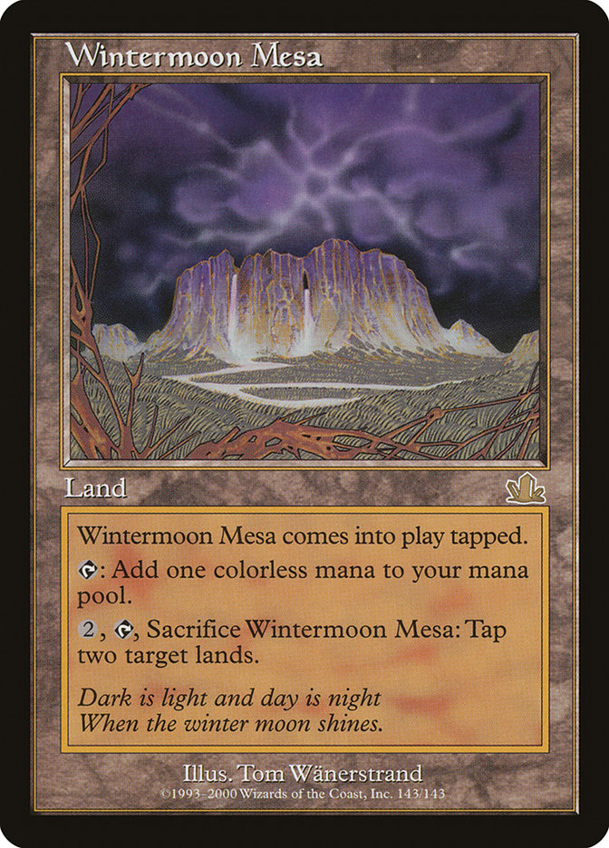 Wintermoon Mesa [Prophecy] | Anubis Games and Hobby