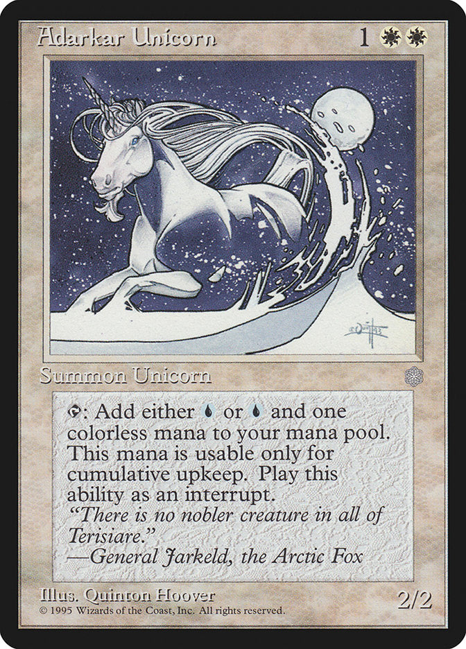 Adarkar Unicorn [Ice Age] | Anubis Games and Hobby