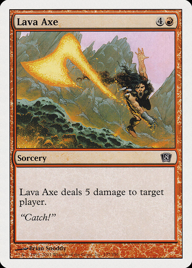 Lava Axe [Eighth Edition] | Anubis Games and Hobby