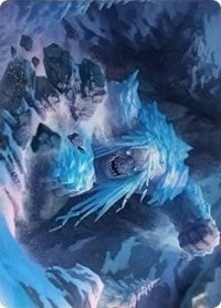 Icehide Troll Art Card [Kaldheim Art Series] | Anubis Games and Hobby