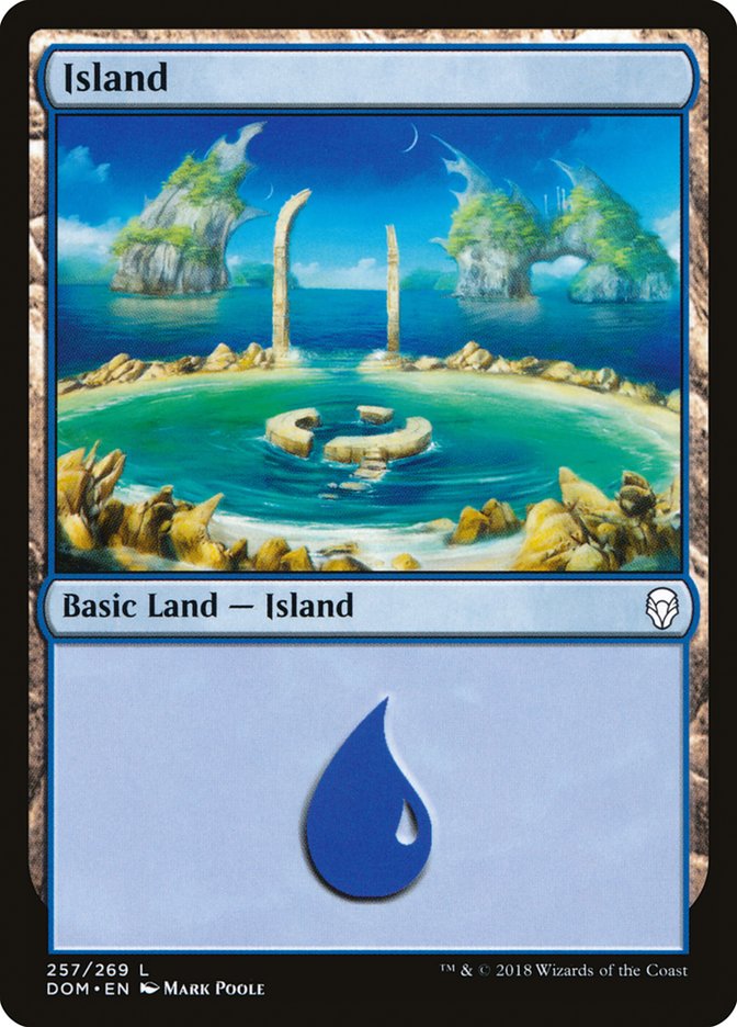 Island (257) [Dominaria] | Anubis Games and Hobby