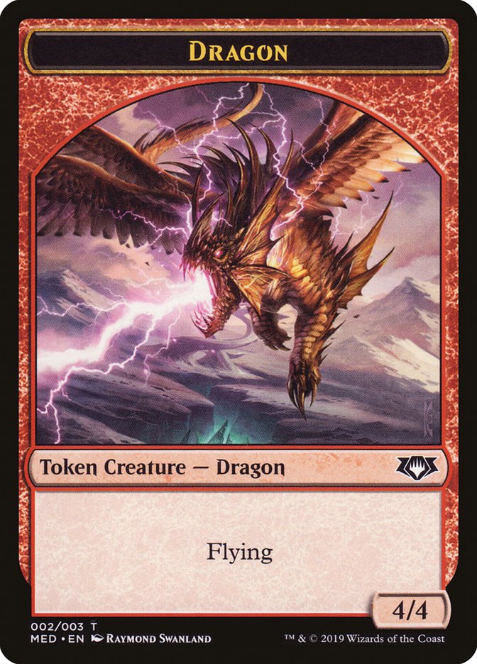 Dragon Token [Mythic Edition Tokens] | Anubis Games and Hobby