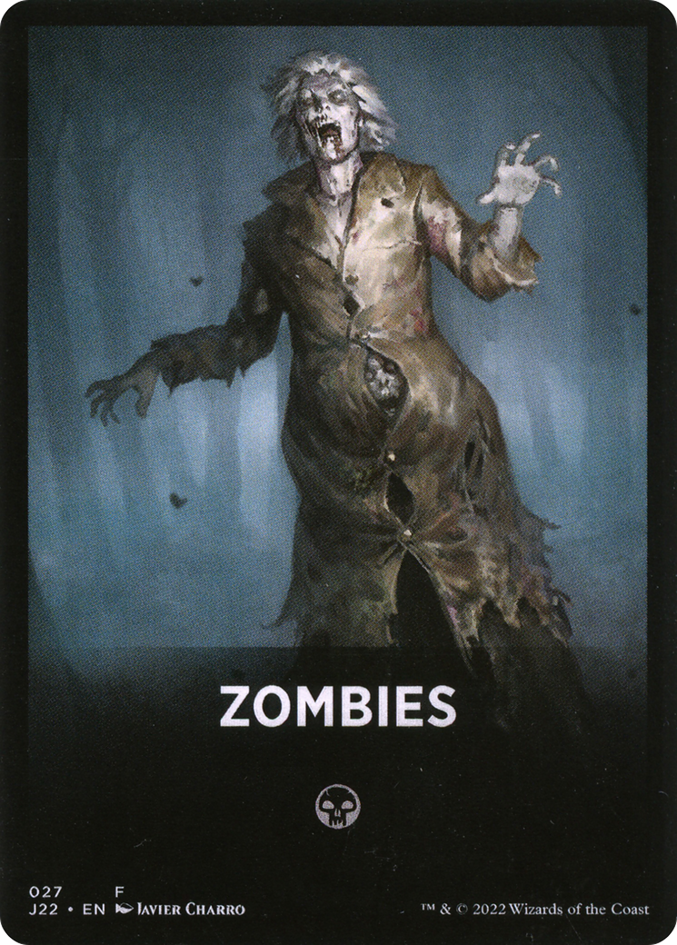 Zombies Theme Card [Jumpstart 2022 Front Cards] | Anubis Games and Hobby