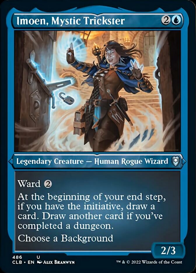 Imoen, Mystic Trickster (Foil Etched) [Commander Legends: Battle for Baldur's Gate] | Anubis Games and Hobby