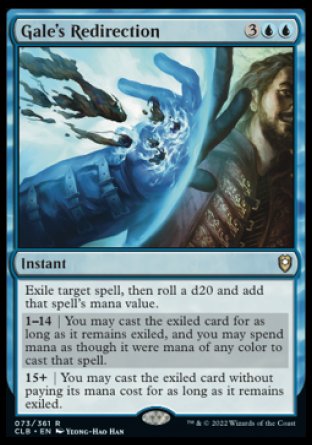 Gale's Redirection [Commander Legends: Battle for Baldur's Gate] | Anubis Games and Hobby