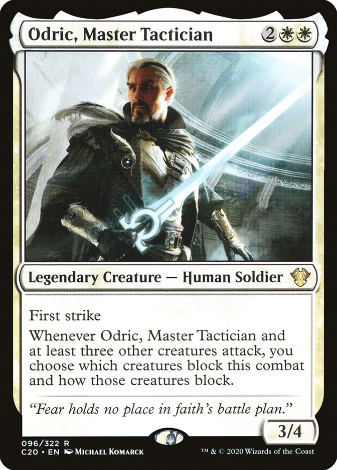 Odric, Master Tactician [Commander 2020] | Anubis Games and Hobby