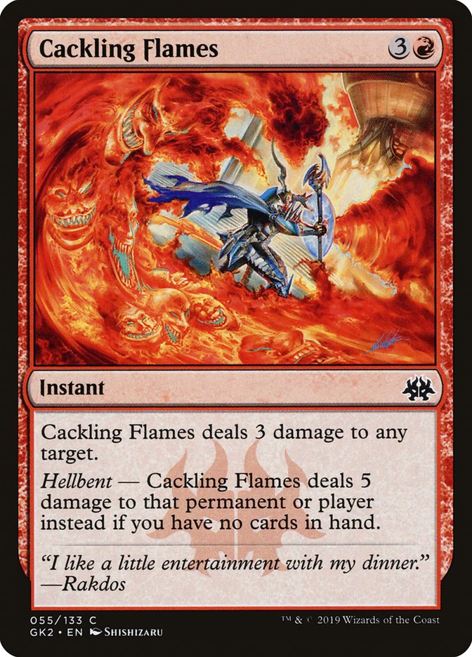 Cackling Flames [Ravnica Allegiance Guild Kit] | Anubis Games and Hobby