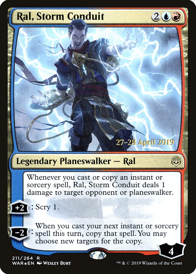 Ral, Storm Conduit [War of the Spark Prerelease Promos] | Anubis Games and Hobby