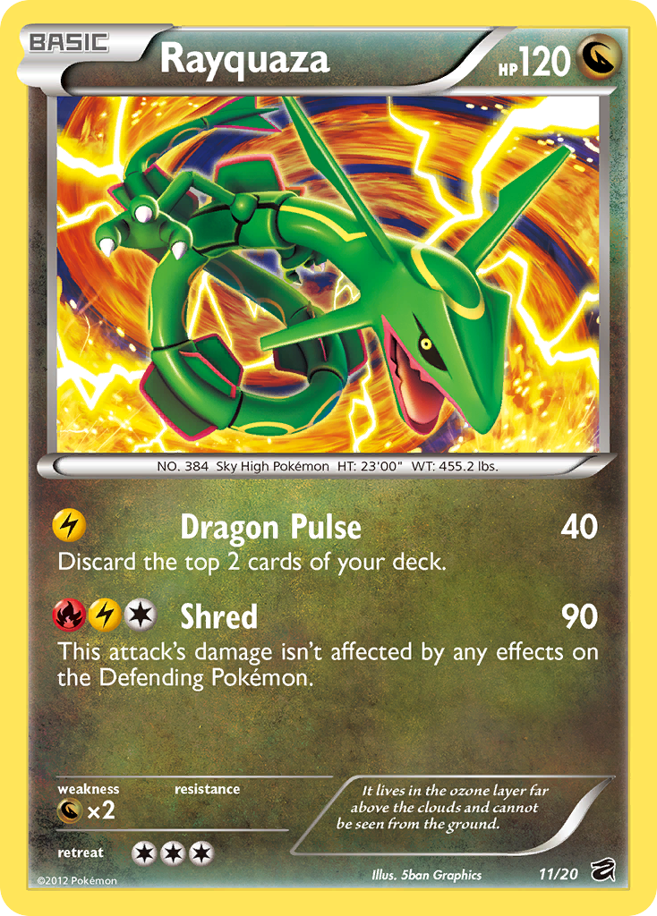 Rayquaza (11/20) [Black & White: Dragon Vault] | Anubis Games and Hobby