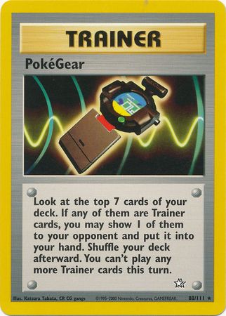 PokeGear (88/111) [Neo Genesis Unlimited] | Anubis Games and Hobby