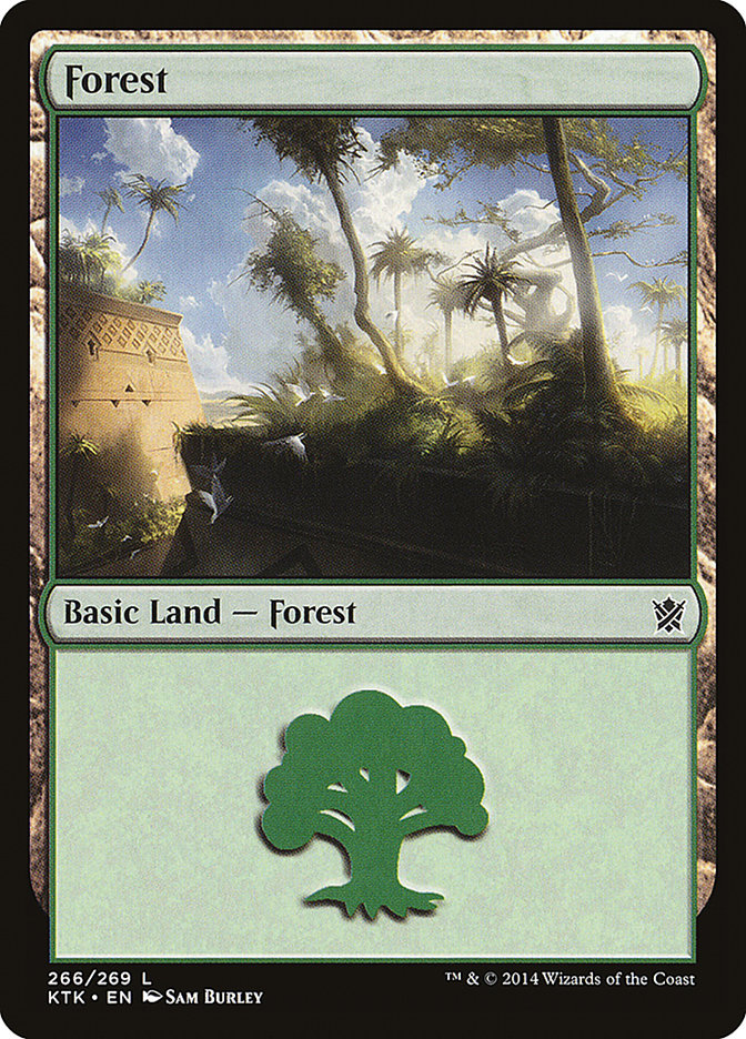 Forest (266) [Khans of Tarkir] | Anubis Games and Hobby