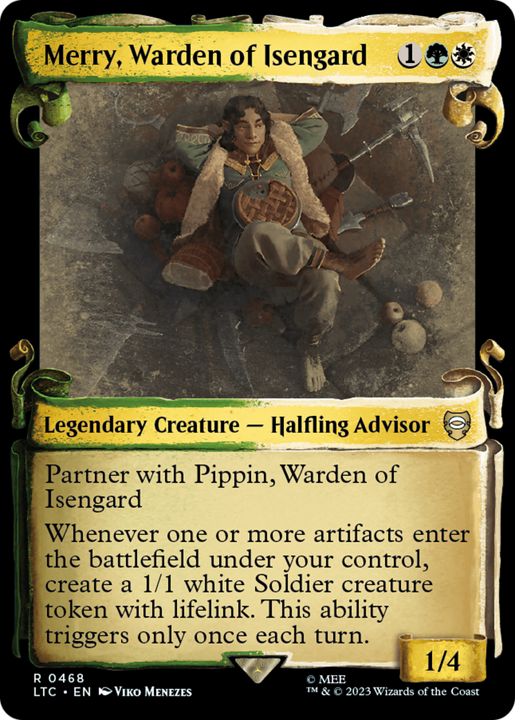 Merry, Warden of Isengard [The Lord of the Rings: Tales of Middle-Earth Commander Showcase Scrolls] | Anubis Games and Hobby