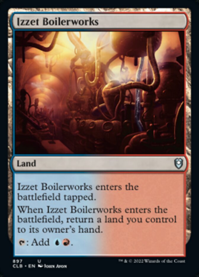 Izzet Boilerworks [Commander Legends: Battle for Baldur's Gate] | Anubis Games and Hobby