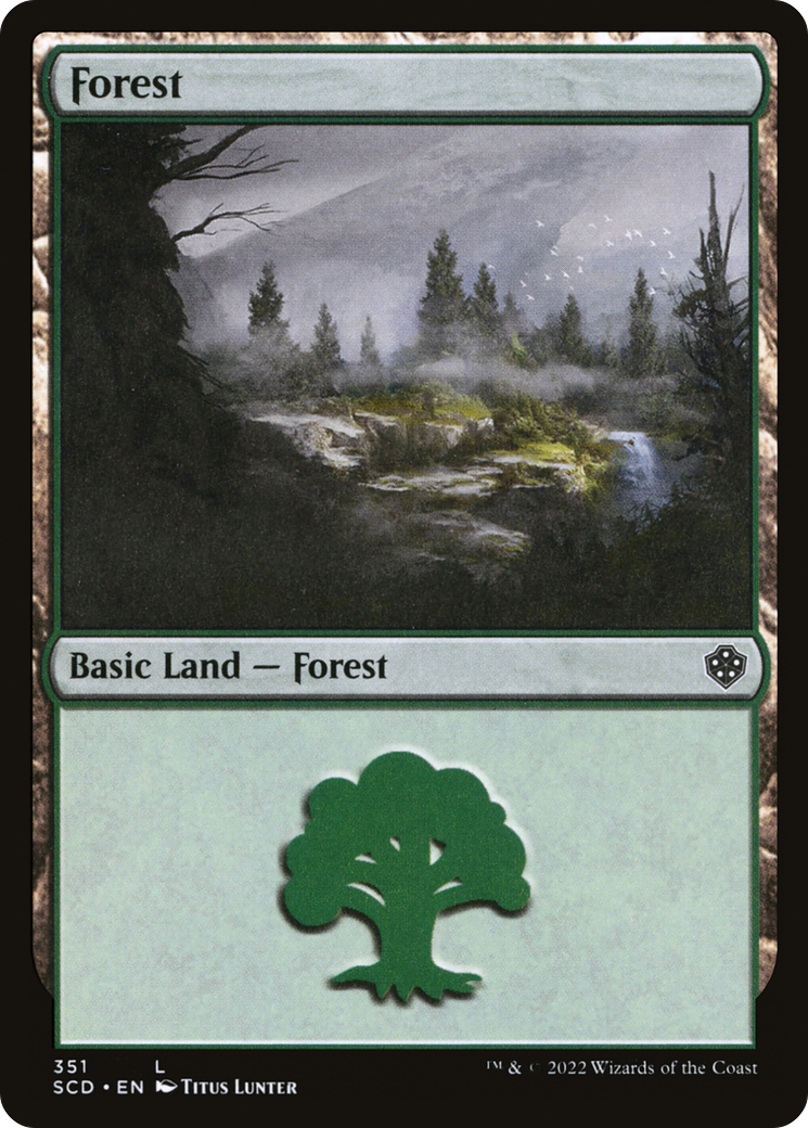 Forest (351) [Starter Commander Decks] | Anubis Games and Hobby