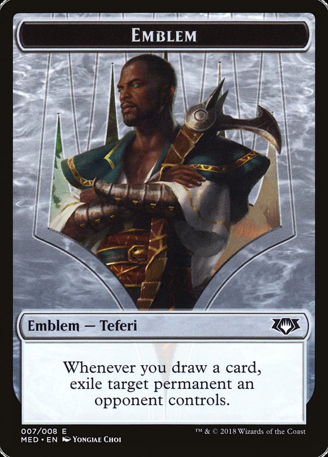 Teferi, Hero of Dominaria Emblem [Mythic Edition Tokens] | Anubis Games and Hobby