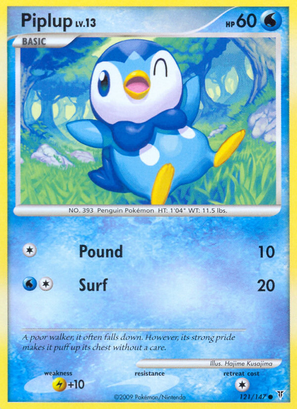 Piplup (121/147) [Platinum: Supreme Victors] | Anubis Games and Hobby