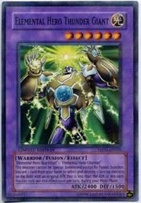 Elemental Hero Thunder Giant [Mattel Action Figure Promos: Series 1] [MF01-EN001] | Anubis Games and Hobby