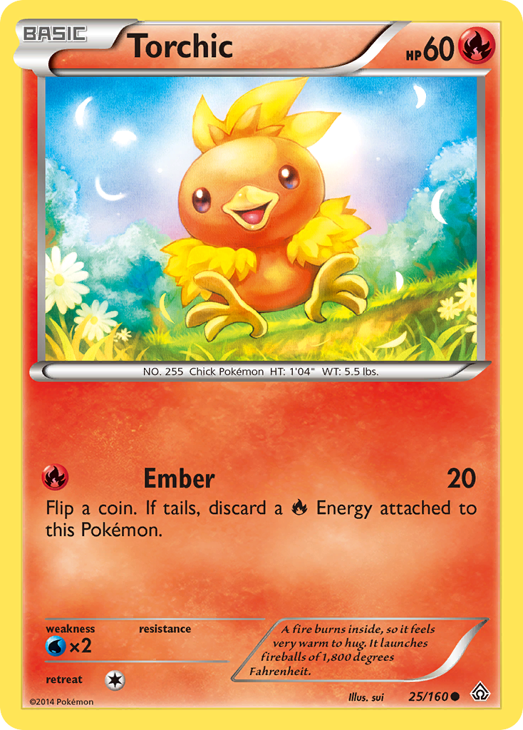 Torchic (25/160) [XY: Primal Clash] | Anubis Games and Hobby