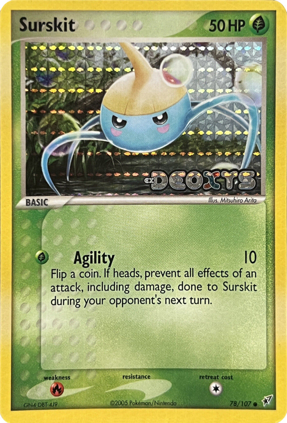 Surskit (78/107) (Stamped) [EX: Deoxys] | Anubis Games and Hobby