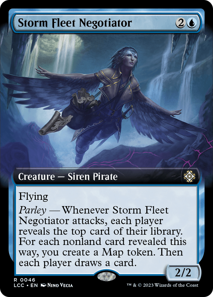 Storm Fleet Negotiator (Extended Art) [The Lost Caverns of Ixalan Commander] | Anubis Games and Hobby