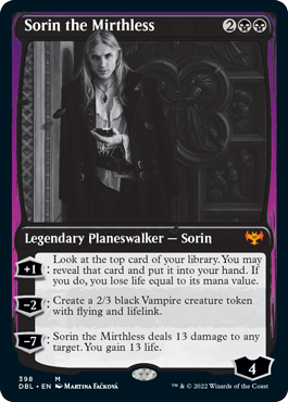 Sorin the Mirthless [Innistrad: Double Feature] | Anubis Games and Hobby