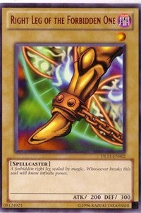 Right Leg of the Forbidden One (Red) [Duelist League Promo] [DL11-EN002] | Anubis Games and Hobby