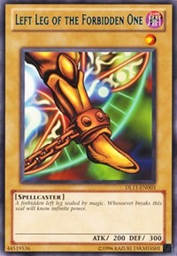 Left Leg of the Forbidden One (Blue) [Duelist League Promo] [DL11-EN003] | Anubis Games and Hobby