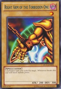 Right Arm of the Forbidden One (Blue) [Duelist League Promo] [DL11-EN004] | Anubis Games and Hobby